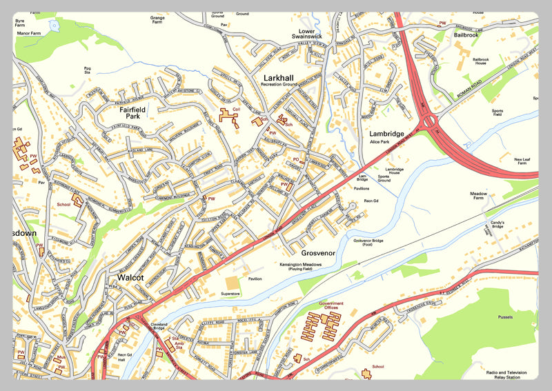 Bath Street Map