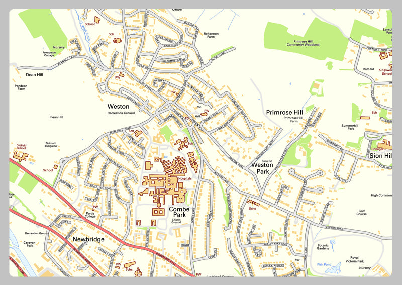 Bath Street Map