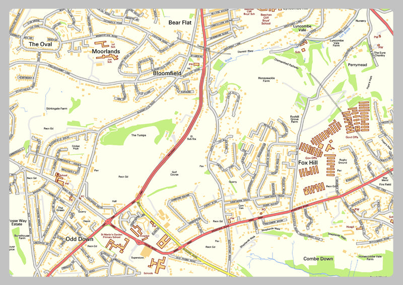 Bath Street Map