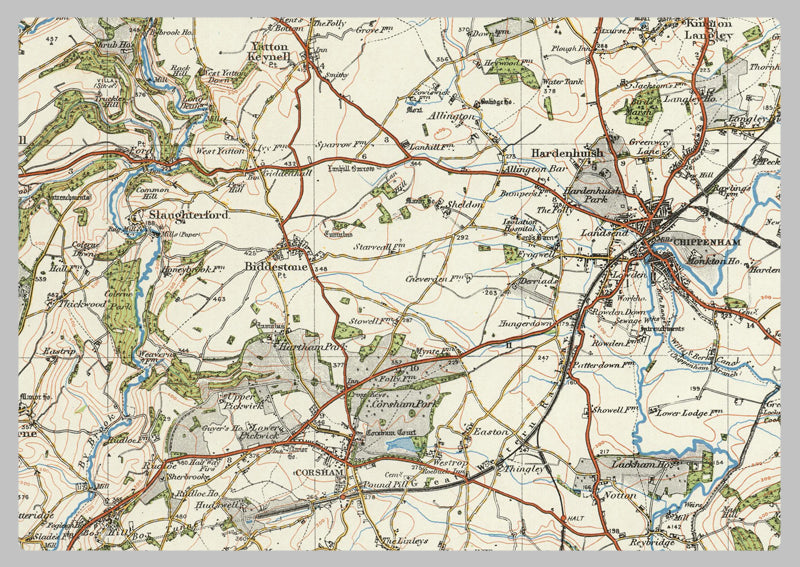 1920 Collection - Bath & Bristol Ordnance Survey Map