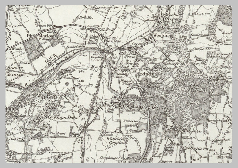 1890 Collection - Beaconsfield (Aylesbury) Ordnance Survey Map