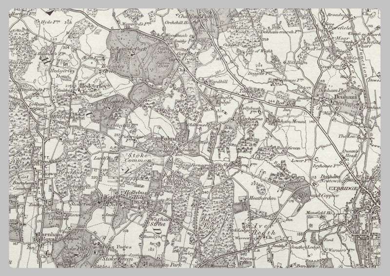 1890 Collection - Beaconsfield (Aylesbury) Ordnance Survey Map