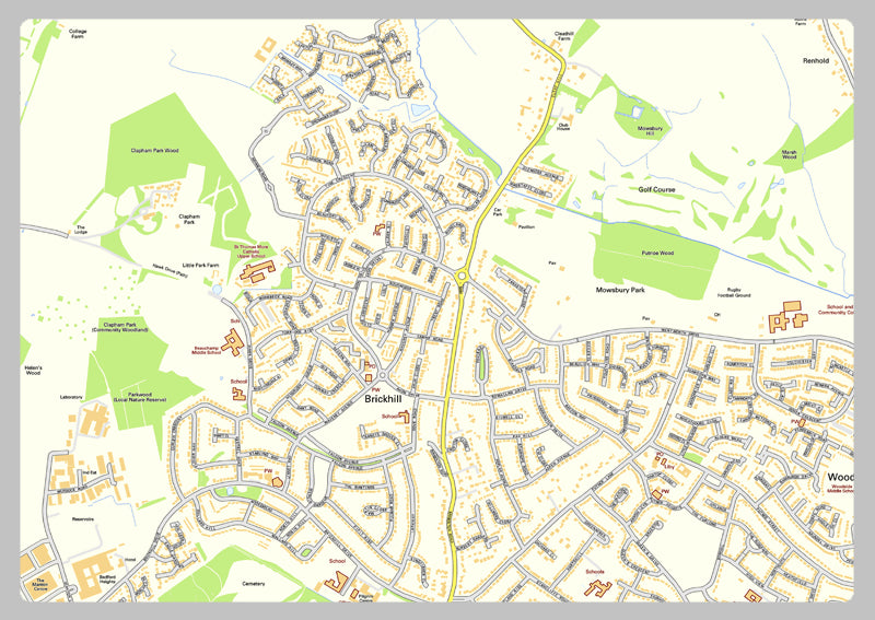 Bedford Street Map