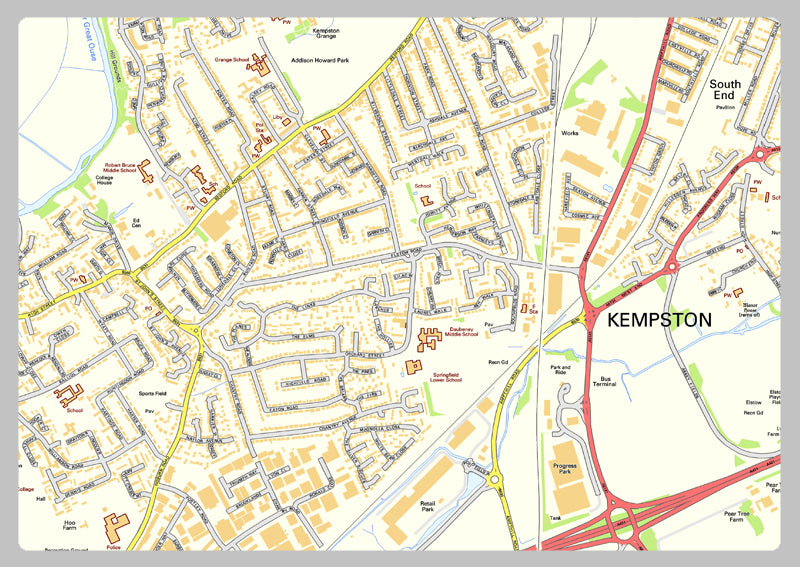 Bedford Street Map