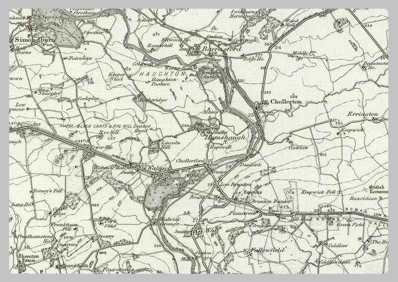 1890 Collection - Bellingham Ordnance Survey Map