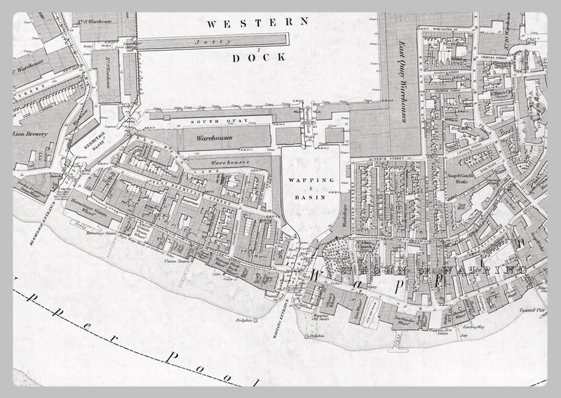 London 1872 Ordnance Survey Map - Sheet XLV - Bermondsey