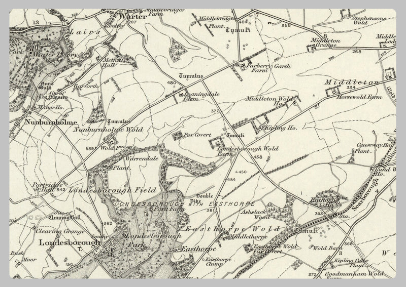 1890 Collection - Beverly (Great Driffield) Ordnance Survey Map