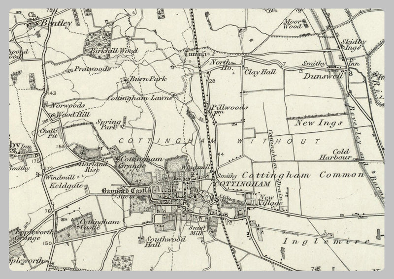 1890 Collection - Beverly (Great Driffield) Ordnance Survey Map– I Love ...