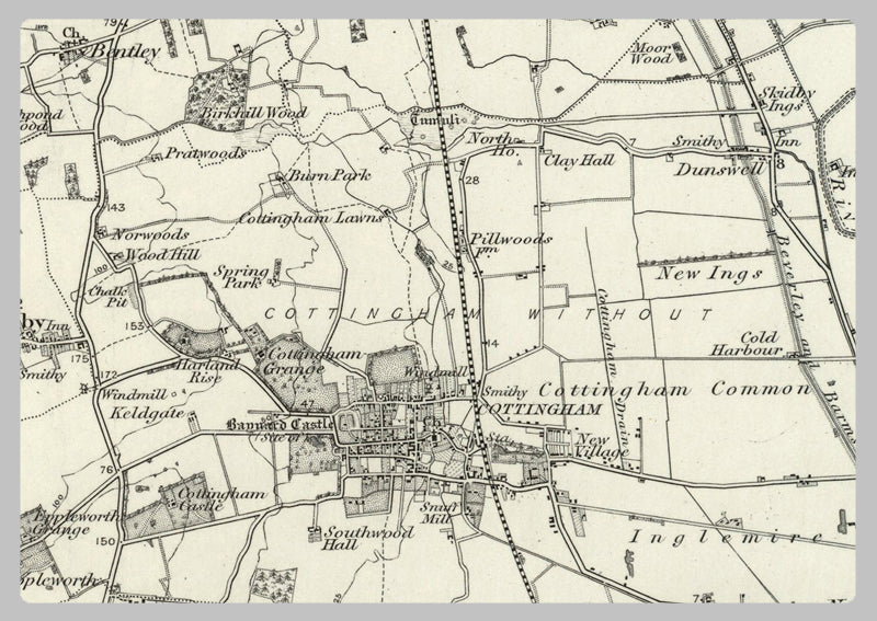 1890 Collection - Beverly (Great Driffield) Ordnance Survey Map