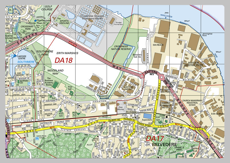 Bexley London Borough Map