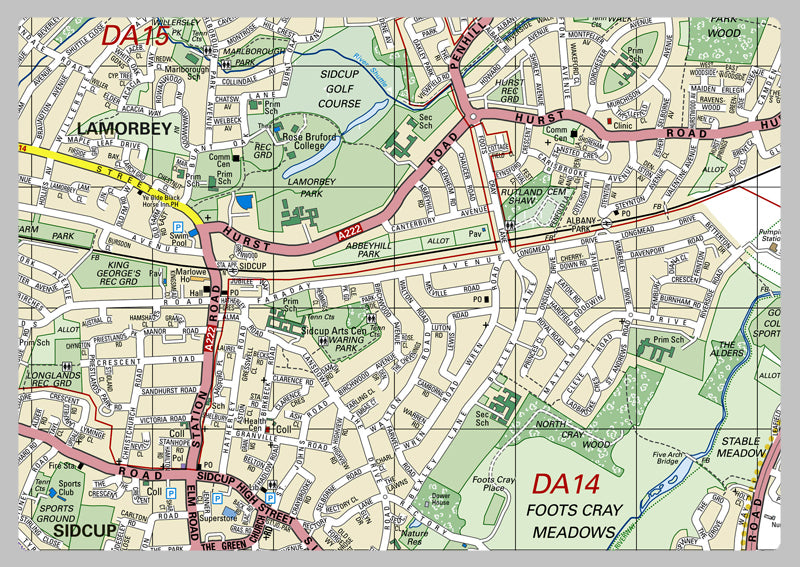 Bexley London Borough Map