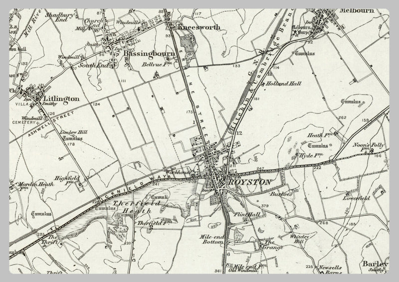 1890 Collection - Bigglesworth (Huntingdon) Ordnance Survey Map