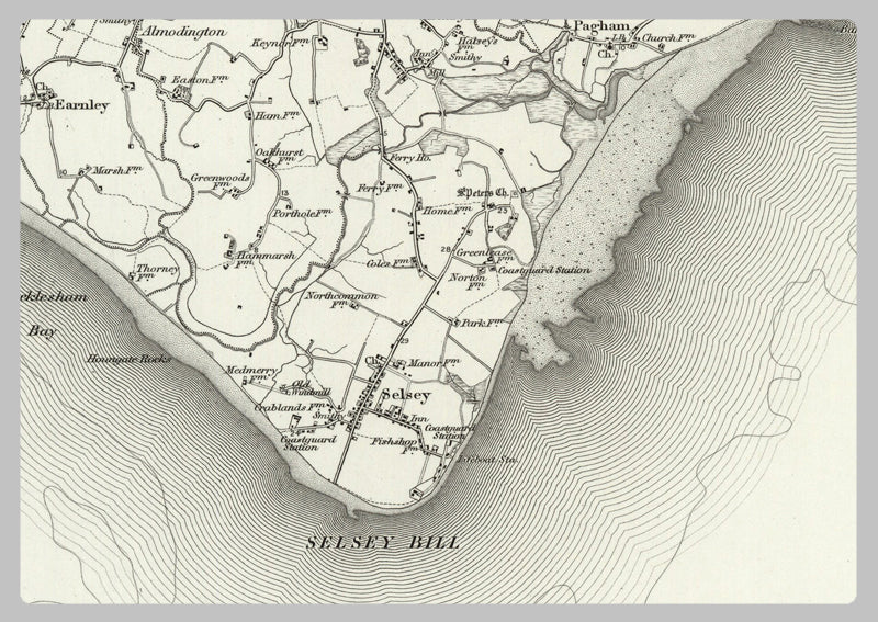 1890 Collection - Bognor (Chichester) Ordnance Survey Map