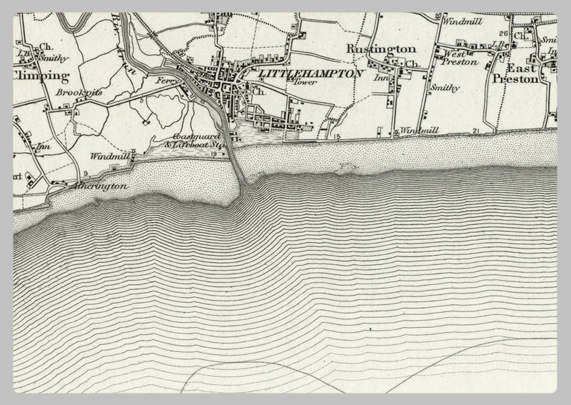1890 Collection - Bognor (Chichester) Ordnance Survey Map