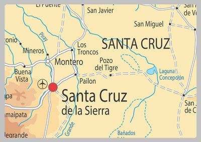 Physical Map Of Bolivia The Oxford Collection I Love Maps