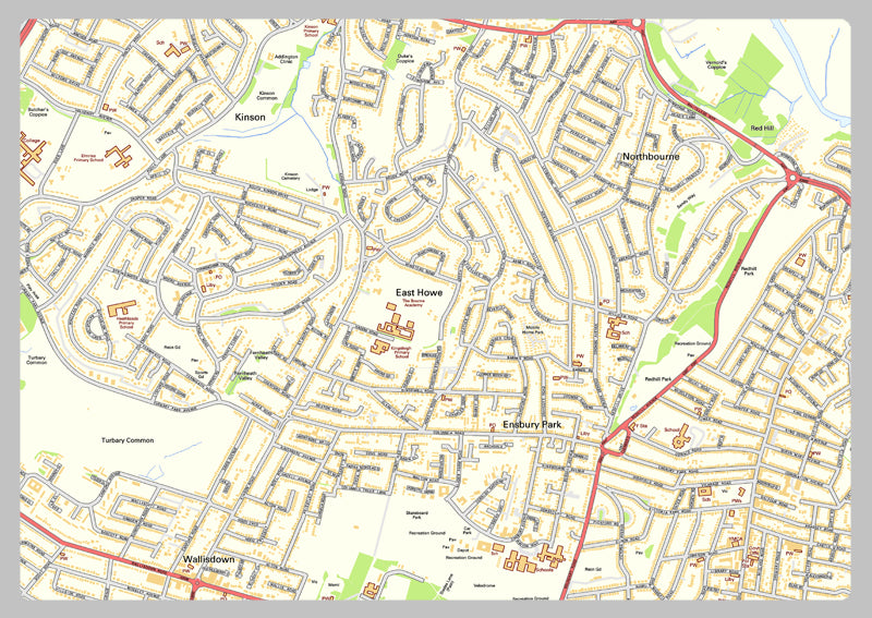 Bournemouth Street Map