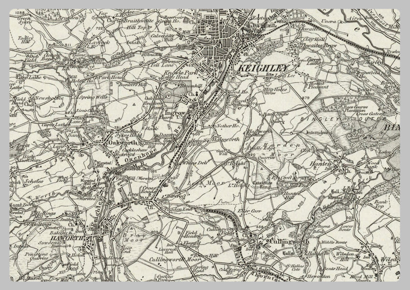 1890 Collection - Bradford (Pateley Bridge) Ordnance Survey Map