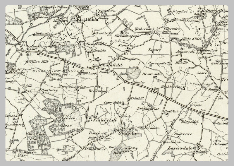 1890 Collection - Brampton (Shopford) Ordnance Survey Map