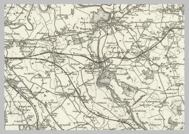 1890 Collection - Brampton (Shopford) Ordnance Survey Map