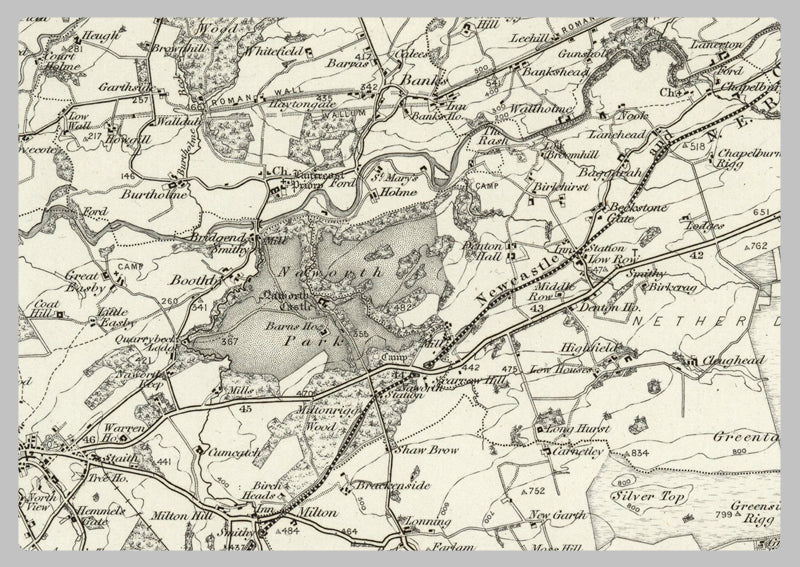 1890 Collection - Brampton (Shopford) Ordnance Survey Map