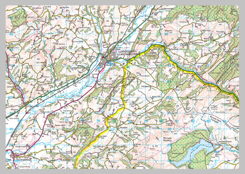 Brecon Beacon National Park Map