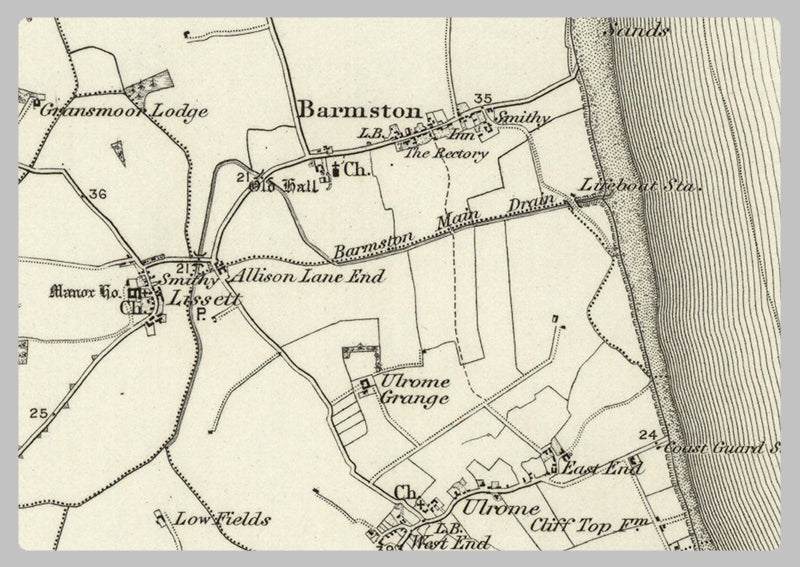 1890 Collection - Bridlington (Flamborough) Ordnance Survey Map