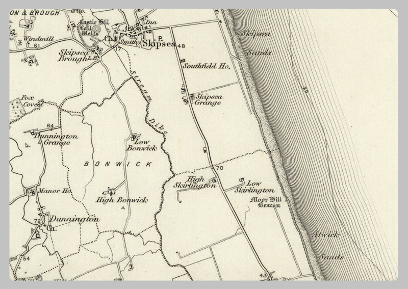 1890 Collection - Bridlington (Flamborough) Ordnance Survey Map