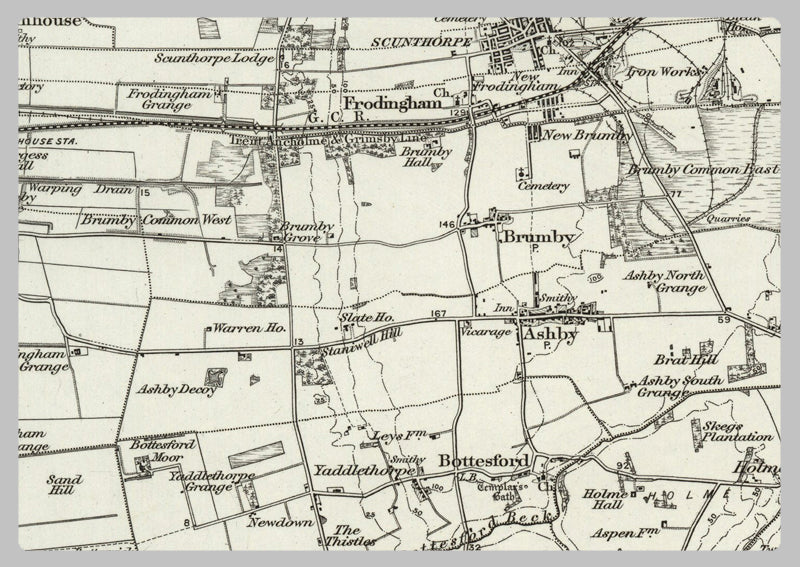 1890 Collection - Brigg (Kingston upon Hull) Ordnance Survey Map