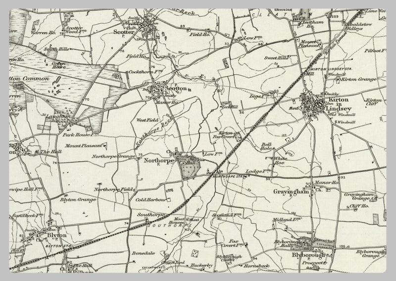 1890 Collection - Brigg (Kingston upon Hull) Ordnance Survey Map