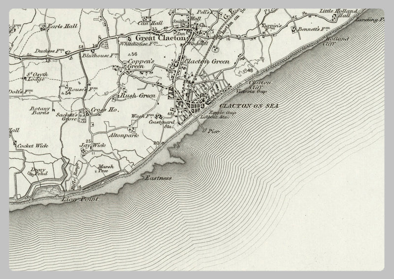1890 Collection - Brightlingsea (Colchester) Ordnance Survey Map