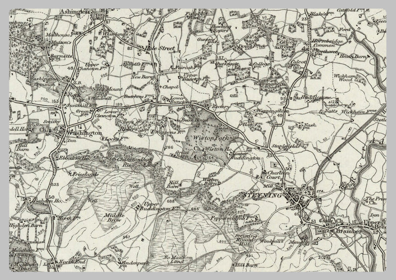 1890 Collection - Brighton (Horsham) Ordnance Survey Map