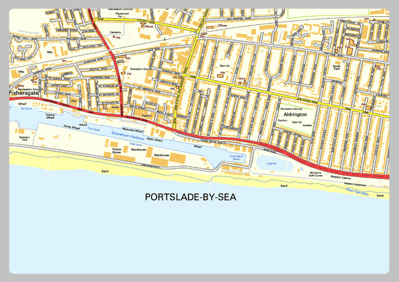 Brighton Street Map