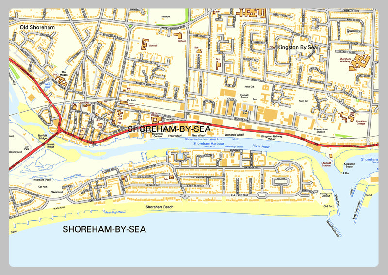 Brighton Street Map