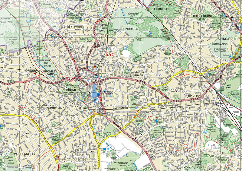 Bromley London Borough Map