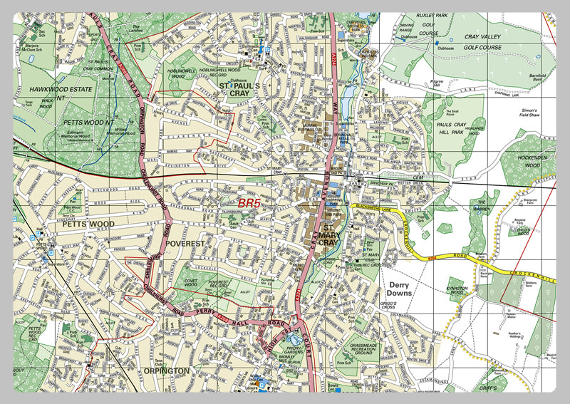 Bromley London Borough Map