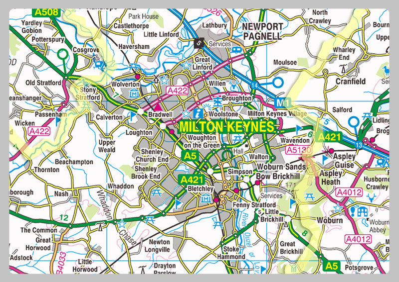 Buckinghamshire County Map