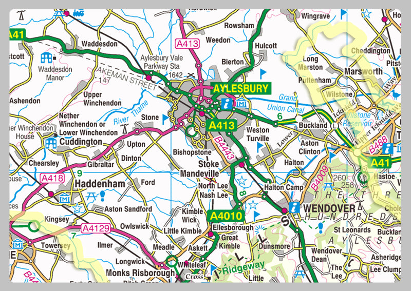 Buckinghamshire County Map