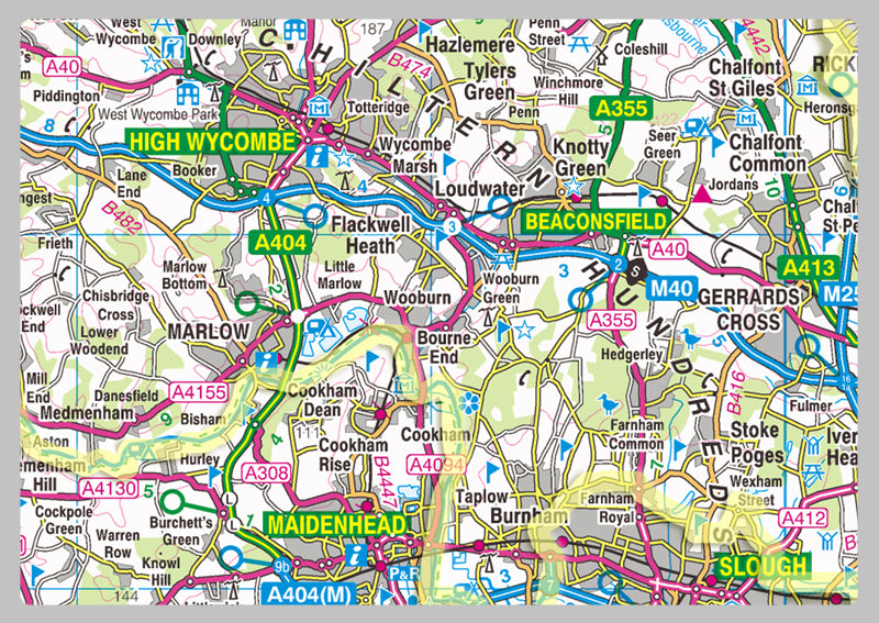 Buckinghamshire County Map