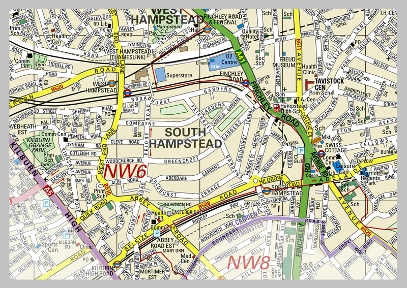 Camden London Borough Map