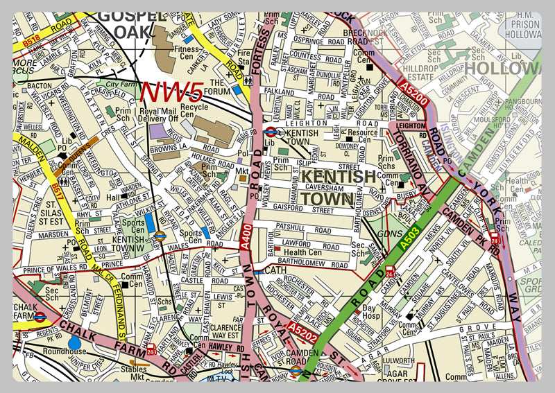 Camden London Borough Map
