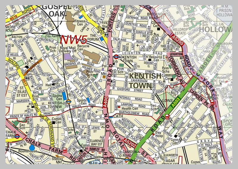 Camden London Borough Map