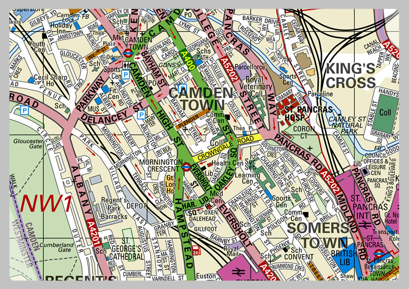 Camden London Borough Map