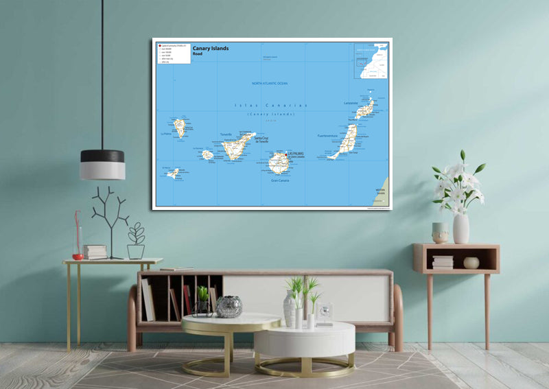 Canary Islands Road Map