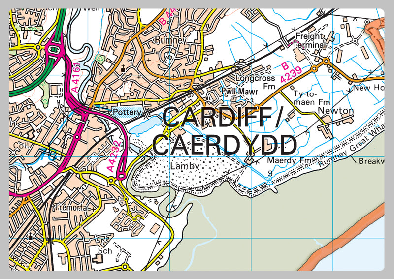 Cardiff County Map