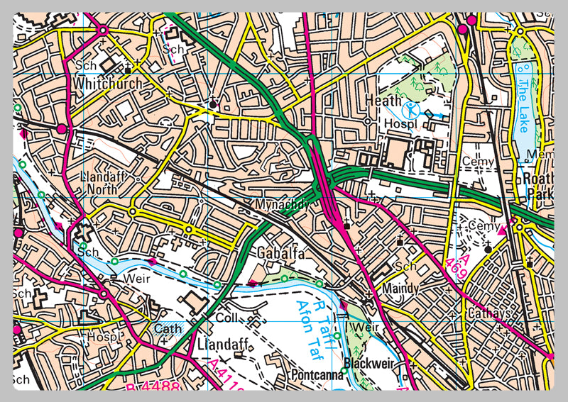 Cardiff County Map