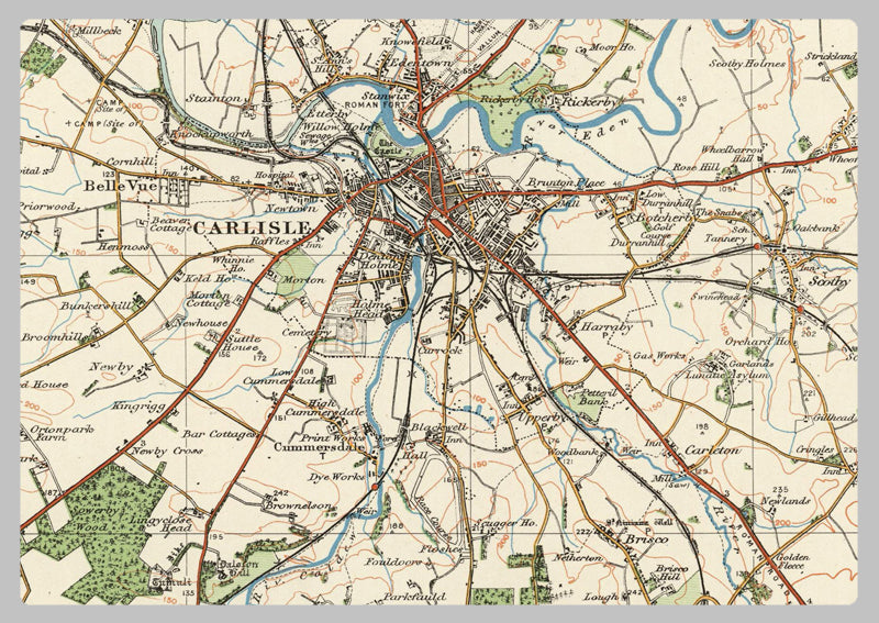 1920 Collection - Carlisle Ordnance Survey Map