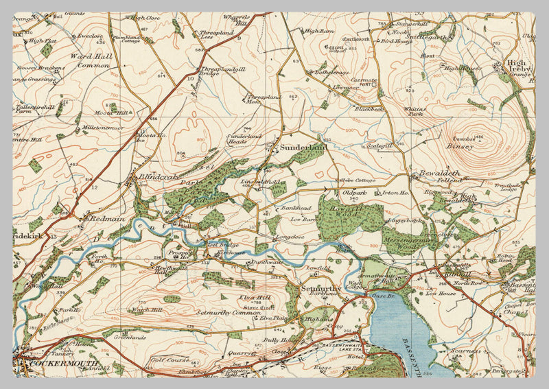 1920 Collection - Carlisle Ordnance Survey Map