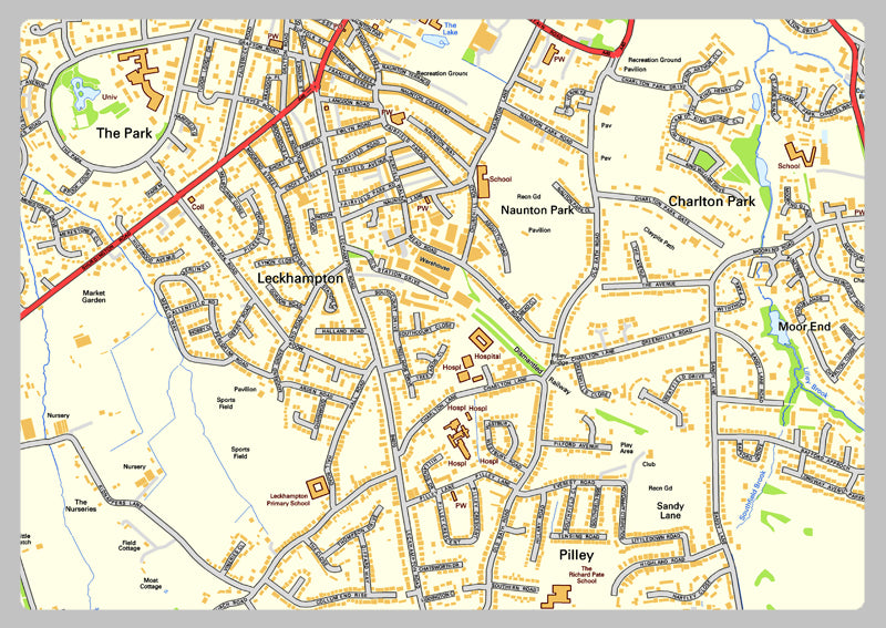 Cheltenham Street Map