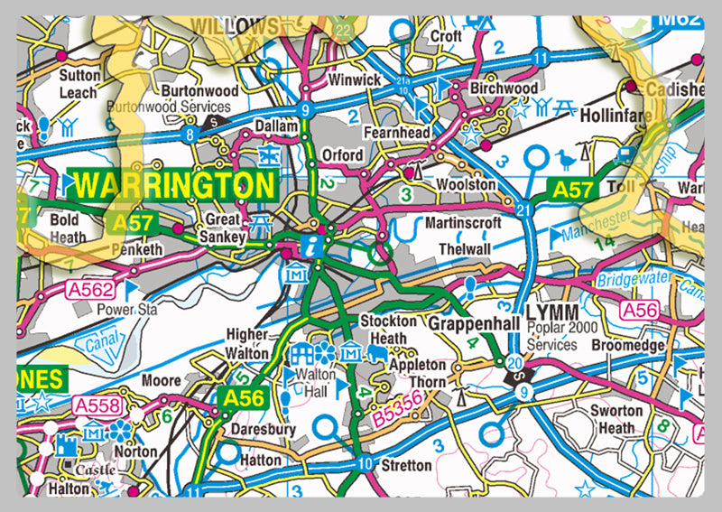 Cheshire County Map