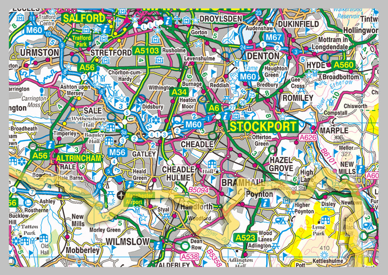 Cheshire County Map